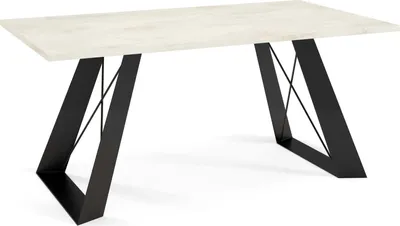 Obrázok produktu pre FURNLUX Konferenčný stolík Satis White 60 cm / Hlavná farba: biela / Rozmery: 60 x 50 x 120 cm