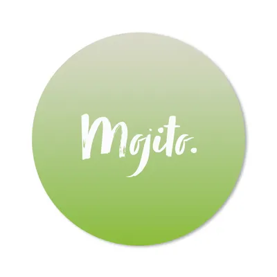 Produktbild von MuchoWow® Mauspad Mousepad Text - Mojito - Zitate - Alkohol - Cocktail 30x30 cm - Mousepads - Maus Mat - Pad - Mausunterlage - Tischunterlage - Schreibtischmatten