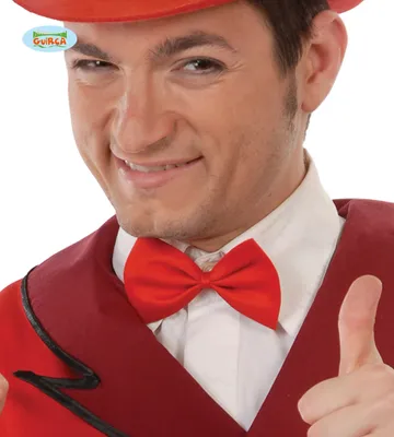 Produktbild von Fliege ROT Elegantes Gentleman Gangster Clown Kostüm
