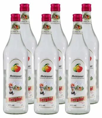 Produktbild von Berghof Obstwasser (6 x 1,0L)