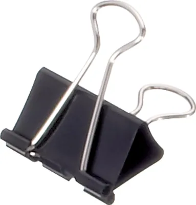 Produktbild von MAUL Foldback-Klemmer mauly® Federstahl Metall 12 Stück 32 mm schwarz