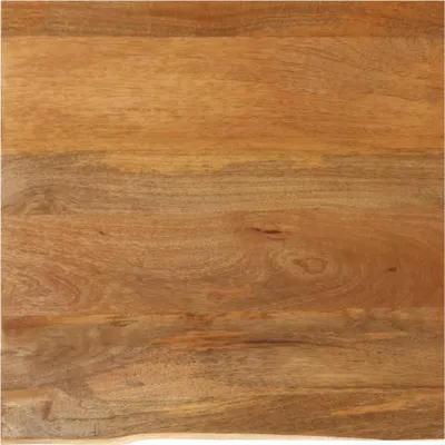 Productafbeelding van Tafelblad met natuurlijke rand 80x80x3,8 cm massief mangohout