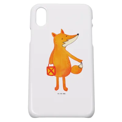 Produktbild von Mr. & Mrs. Panda Iphone 10 Handyhülle Fuchs Laterne - Weiß - Geschenk, Handy, Laternenumzug, Selbstbewusst, Cover, Füchse, Sankt Martin, Hülle, X