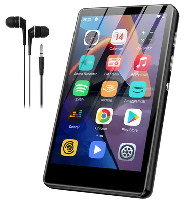 Productafbeelding van 80 GB MP3-speler met bluetooth en wifi, 4,0 inch touchscreen, MP3- en MP4-speler Android