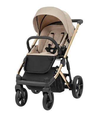 Image de Kunert ARIZO PREMIUM 2in1 Poussette en brun avec châssis doré