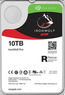 Obrázek produktu pro Seagate IronWolf Pro ST10000NE000, 10 TB, 7200 ot/min, 256 MB, 3.5", Serial ATA III