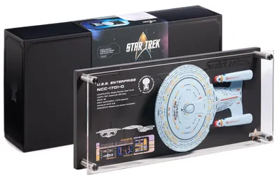 Star Trek USS Enterprise NCC-1701-D Plaquette 38x17,5 cm