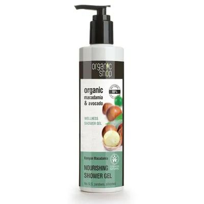 Produktbild von Organic Shop Organic Shop Nourishing Shower Gel Macadamia & Avocado, 280 ml