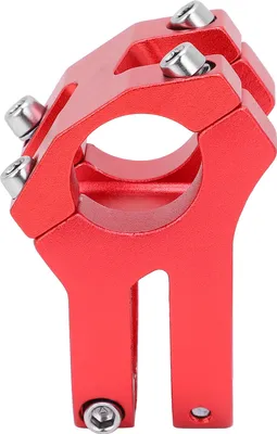 Produktbild von LUNJE 25,4x35MM Fahrradlenker Kurzer Vorbau Riser Aluminiumlegierung Fahrrad Hohler VorbauRot