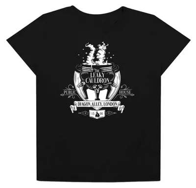 Produktbild von Harry Potter - "The Leaky Cauldron" T-Shirt für Damen TV35918 (XL) (Schwarz)