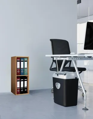 Produktbild von VCM Holzregal stehend | platzsparender Aktenschrank | Maße ca. H. 72 x B. 34 x T. 30 cm | Elegantes Regal stehend | Büroregal – Offas 2f