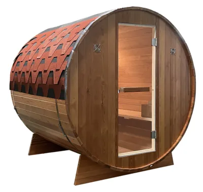 Produktbild von Outdoor Fasssauna TROMSÖ