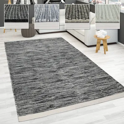 Immagine prodotto di Tappeto tessuto a mano Tessuto piatto 100% lana Stile scandinavo in vari colori Dimensioni 240x340 cm