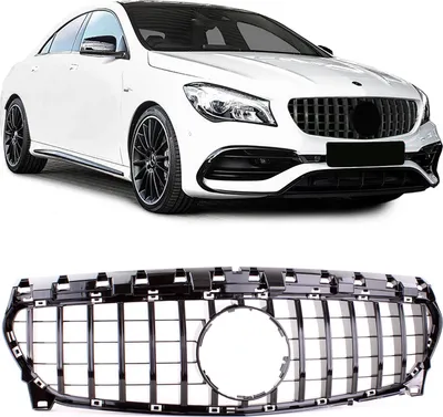 Produktbild von Sport Kühlergrill Frontgrill Schwarz glanz für Mercedes CLA C117 ab 16