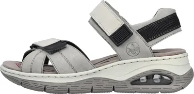 Produktbild von Rieker Damen Sandale 35916-36, 35916-37, 35916-38, 35916-39, 35916-40, 35916-41, 35916-42, 35916-43 RIE-67651 cement/hellgrau 41