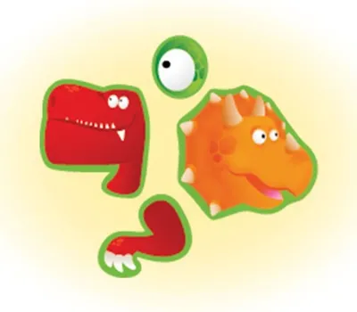 Immagine prodotto di Geomag 0134 Magicube Dinosauri Cubo magnetico Sistema di costruzione magnetico