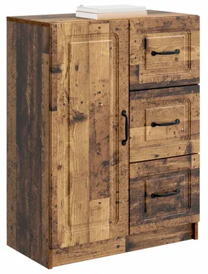 Obrázek produktu pro Servírovací skříň se zásuvkou Staré dřevo 66 x 34,5 x 87 cm