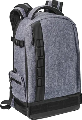 Produktbild von PEDEA Kamerarucksack "Fashion" Regenschutz - grau