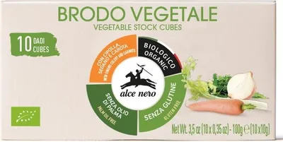 BULION - KOSTKI WARZYWNE BIO (10 x 10 g) 100 g - ALCE NERO