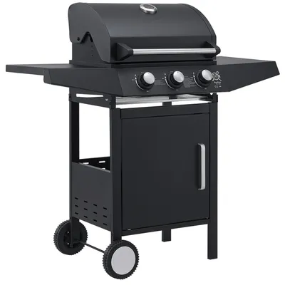 Obrázek produktu pro Plynový gril Louisiana Grills 22009, BBQ, kompaktní grilovací vozík, se 3 hořáky a poklopem