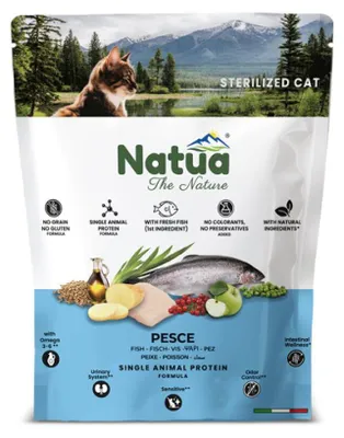 Productafbeelding van Natua Droogvoer voor Katten, Gesteriliseerd, 350g