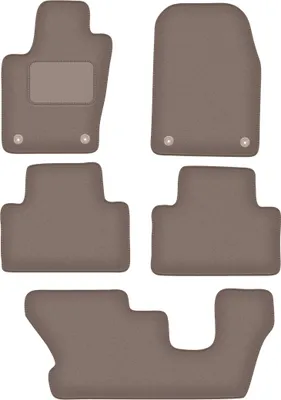 Produktbild von Beige Velours-Fußmatten für: Dodge Durango III 7-Sitzer (2010-2020)