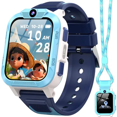 Produktbild von Smartwatch Kinder mit GPS und Telefon 4G Schulmodus Sprachanruf