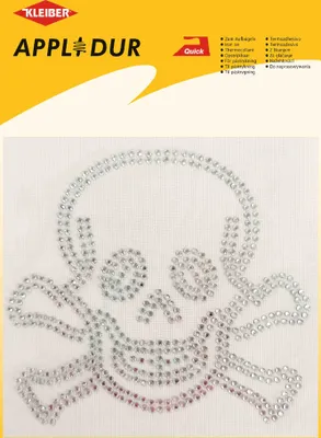 Immagine prodotto di KLEIBER  72038 KLEIBER Strass-Applikation XL "Totenkopf", 140 x 125 mm