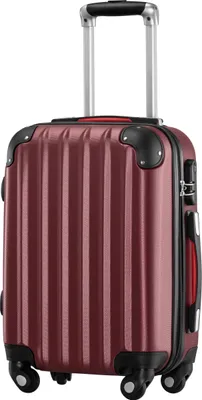 Produktbild von Koffer-Baron® »Hartschalenkoffer Basic Kabinnenkoffer 55cm Handgepäck Gr.M- ABS, Weinrot«