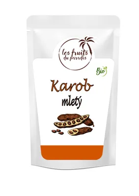 Obrázek produktu pro Karobový prášek BIO 200 g LES FRUITS DU PARADIS