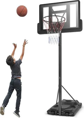Produktbild von Famanu Basketballständer höhenverstellbar mit Rädern - von 180 bis 305 cm
