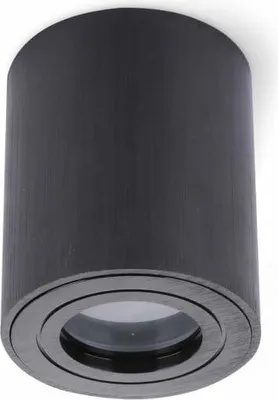 Produktbild von Aufputzlampe AQUARIUS GU10 Rund-Schwarz IP44 Kobi