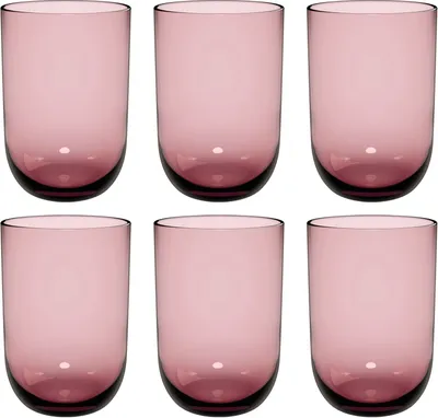 Produktbild von like. by Villeroy & Boch Like Glass Longdrinkbecher 385 ml 6er Set Grape