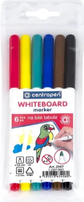 Obrázek produktu pro CENTROPEN Popisovače na bílé tabule 6ks