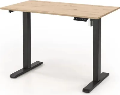 Obrázok produktu pre Stôl B53 čierny/dub artisan s nastavením výšky