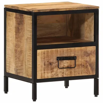Produktbild von Nachttisch 40x35x50 cm Massivholz Mango