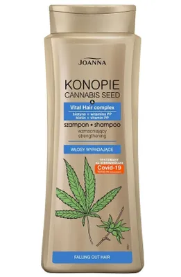 Produktbild von Joanna Konopie Szampon wzmacniający do włosów wypadających, 400 ml