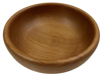 Image de Assiette de service en bois, idéale pour les collations et les fruits, diamètre 24 cm