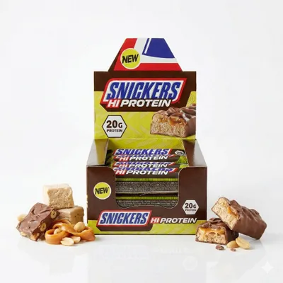 Obrázek produktu pro Tyčinky Snickers Hi-Protein Original – 12 ks po 55 g