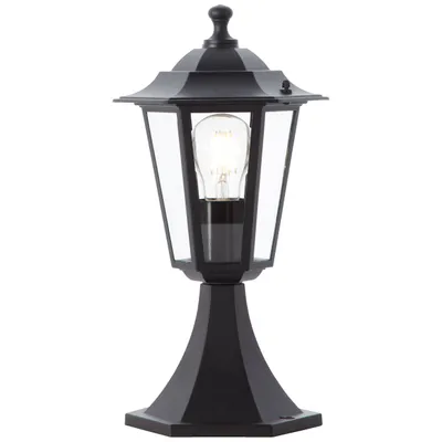 Produktbild von Pollerlampe, 36 x 19 x 17 cm, E27, max. 60 W, IP44, Metall/Glas
