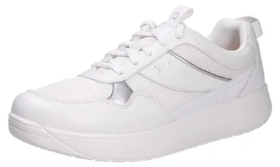 Produktbild von Joya Sneaker Alegra White JY104A, Premium-Glattleder u. atmungsaktives Mesh, Senso-Sohle, Fußbett zum Wechseln 40 1/3