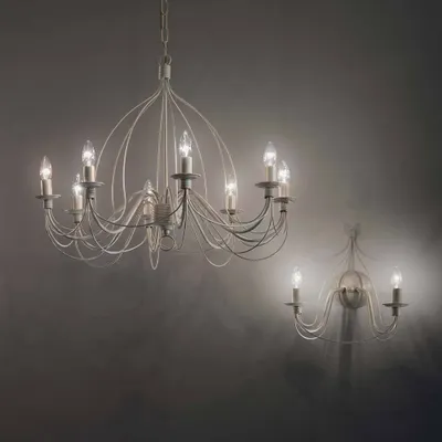 Produktbild von Ideal Lux Hängeleuchte Corte Sp8 Weiß Antico