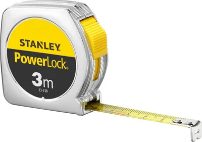 Produktbild von Stanley Bandmaß PowerLock (Kunststoffgehäuse), 90 mm, 30 mm, 150 mm, 95 g
