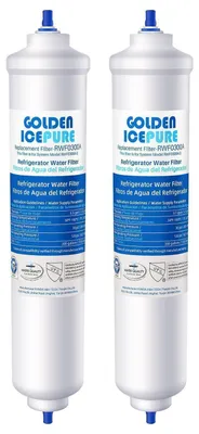Immagine prodotto di Filtri per l'acqua per frigorifero, filtro in linea, confezione da 2 pezzi, compatibili con Samsung DA29-10105J, WSF-100, EF9603, LG, Haier