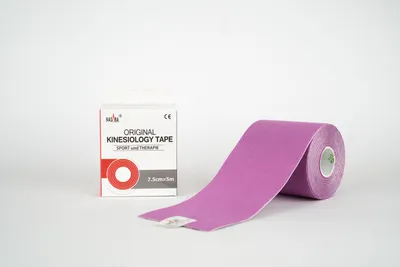 Produktbild von Nasara Kinesiology Tape 7,5cm x 5m : lila Farbe: lila