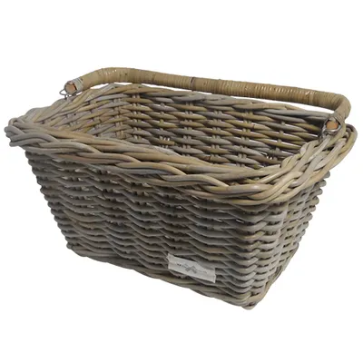 Image de Panier de guidon WICKED rectangulaire gris