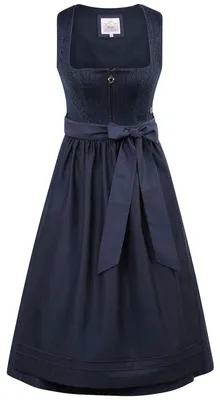 Produktbild von MarJo Damen Dirndl EBERSTEIN hochwertig mit Schürze zweiteilig Rocklänge 70 cm