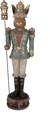 Produktbild von Clayre & Eef Dekorationsfigur Kaninchen 29x25x100 cm Braun Kunststoff