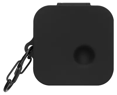 Produktbild von kwmobile Schutzhülle für CMF by Nothing Nothing Ear 2024 Hülle - TPU Silikon Case für Kopfhörer Ladecase - stoßfestes Cover mit Karabiner - Schwarz