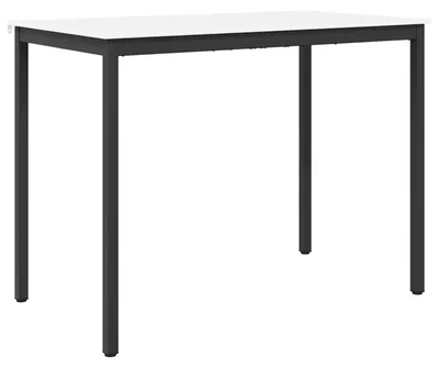 Obrázok produktu pre vidaXL Barový stôl, biely, 140 x 80 x 105 cm, masívne borovicové drevo